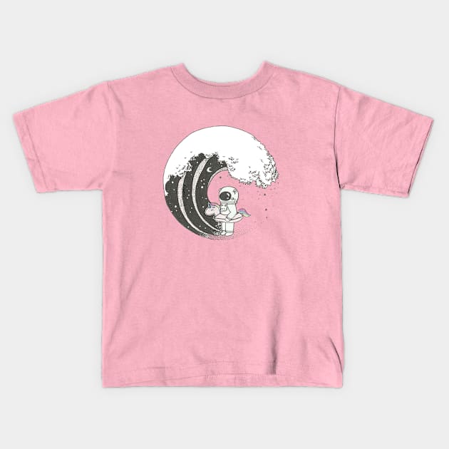 Rainbow Wave Kids T-Shirt by NatIs